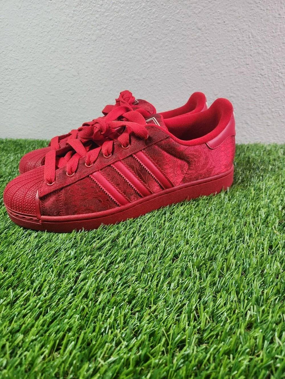 Size 13 - Adidas Superstar II Better Scarlet Men's IH9302
